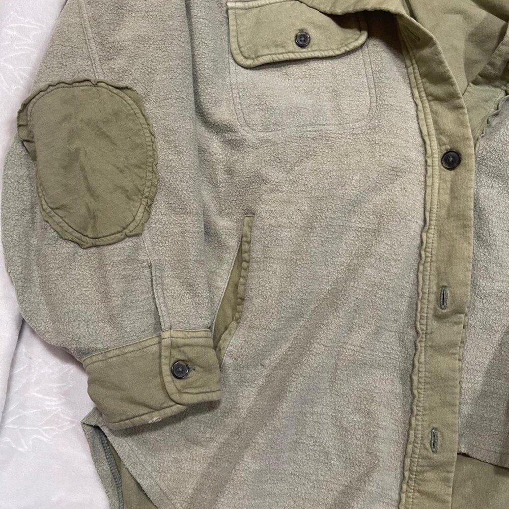Free People Light Green Button F 4 Ac - Picture 3 of 6